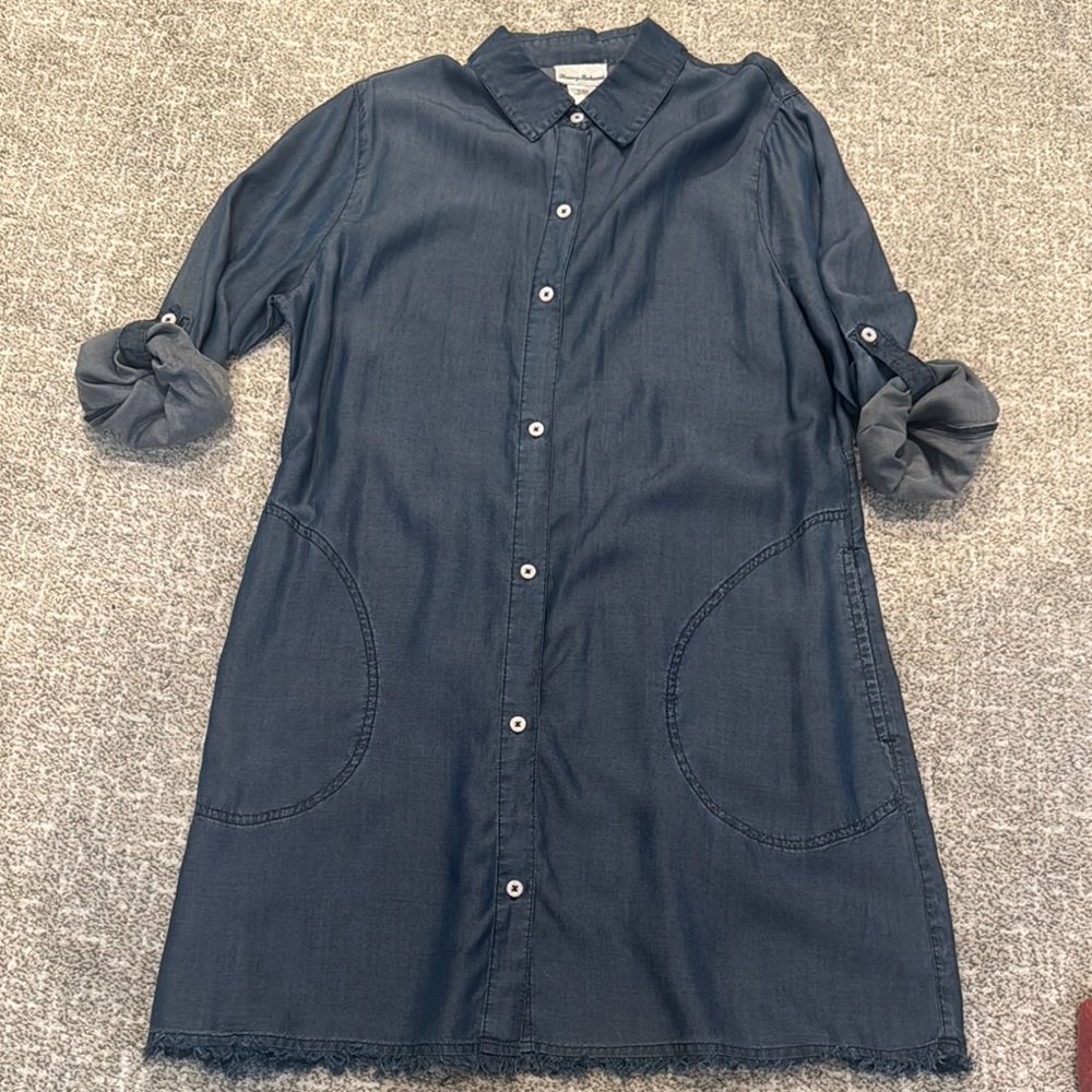 Tommy Bahama Denim Long Sleeve Dress